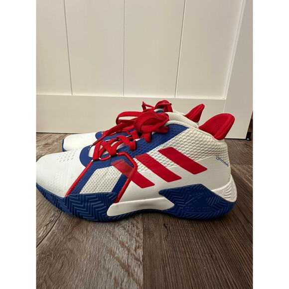 Adidas Court Vision 2.0 basketball sneakers Scarlet Collegiate Royal sz mens 7 main image 4